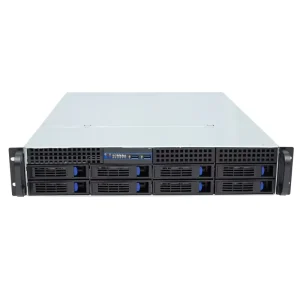 Server 2U 8bays Manufacturers Server Rackmount Server Chassis Sgcc Steel 1.2mm SAS SATA Backplane with Optional Interface
