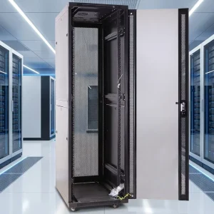 Server Rack, 1300 kg Loading Capacity, Separate Side Panels, Data Center