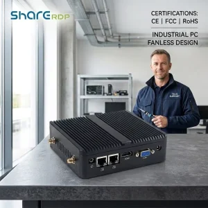 Sharerdp Intel Core I3 I5 11th 10th Gen 10110U 10210U Pfsense Desktop Fanless Mini Industrial Computer PC for Business Home
