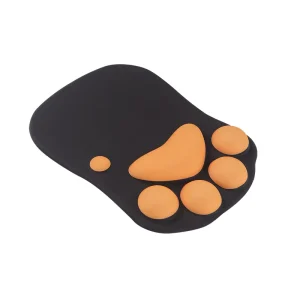 Silicone Wrist Mouse Pad Simple Contrast Color Office Hand Pillow Male and Female Health Wrist Pad Cute Cat Claw Wrist Pad