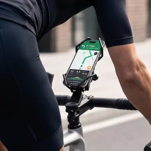 Silicone Zinc Alloy Bike Phone Mount Holder Tablet PC Stand with Quick Release Bike Mount Silicone Shock proof for Bicycle GoPro
