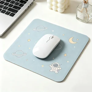 Skid Proof Mousepad Durable Custom PVC Mousepad Computer Mat for Coding Station