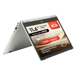 Slim 2-in-1 Laptop Backlit Keyboard 11.6-inch Windows 11 Netbook 8GB RAM 256GB SSD