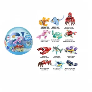 Small Particle 1:8 STEM Building Block Set 5-7 Years Old 12 Pieces EN71 Certified ABS Plastic