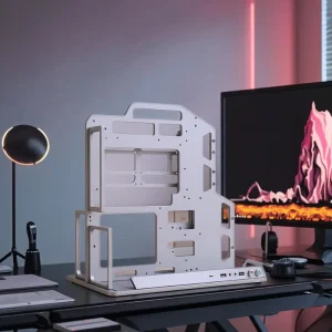Socooler HardwareModifier SOC AE PC Gamer Case RTX 5080 GPU Support EATX Aluminum Alloy Side Window Mid Tower Black Silver Dual