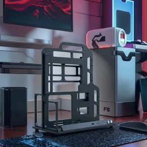 Socooler SOC A 360 Aerometal PC Gamer Case ATX Mid Tower RTX 5080 GPU Support Aluminum Material with Side Panel Window Black