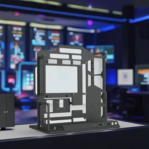 Socooler SOC J 360 Y ATX Mid Tower PC Gamer Case with Fan & Water Cooling Aluminum Alloy Construction Side Panel Window
