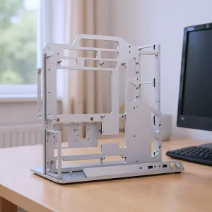 Socooler SOC J High End Mid Tower Gaming Computer Case ATX Mid Tower with Tempered Glass Panel for PC Gamers