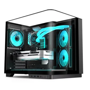 Soeyi ATX Pc Cabinet Casing Curved Glass Gabinete Gamer Wholesales Gaming Boitier PC Computer Case
