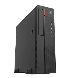 Sohoo S505 Slim SFF Desktop Computer Case Used Tool Less Design 3 USB Ports Quick Release ODD HDD MicroATX Form Factor Fan