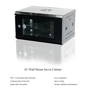 Spcc Cold rolled Steel Server Rack 19 Inch 6u Network Cabinet Dimensions