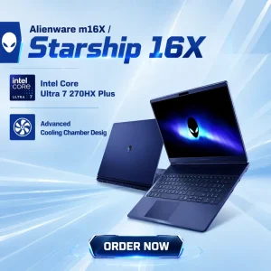 Starship 16X M16X Gaming Laptop Ultra 7 270HX RTX 5060 32GB 1TB QHD Display