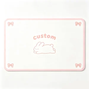 Stitched Edge Mousepad Printed Custom PVC Mousepad Desk Mat for Showroom