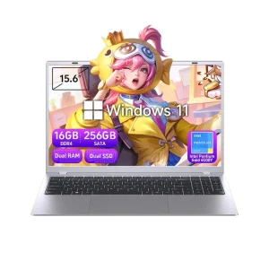 Student Education Laptop 15.6-inch Intel 6500Y 16GB RAM 256GB SSD Portable Business Office Study