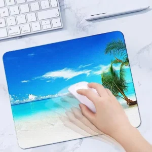 Summer Heated Cartoon Comfortable Laptop Desk Mat Non Slip Rubber Base Custom Logo Design Computer Mousepad Wrist Protector