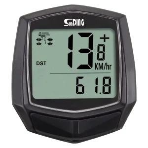 Sunding Multifunction Cycling Odometer Speedometer Wired Bike Stopwatch Rainproof Bicycle Computer