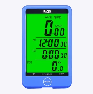 Sunding Rainproof Bicycle Speedometer Cycling Odometer Cycle Meter Speed Sensor Mph Indoor Outdoor Exercise Rainproof