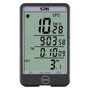 Sunding Wired Bike Computer Bicycle Speedometer Cycling Odometer Cycle Meter Speed Sensor Mph Indoor Outdoor Exercise Rainproof