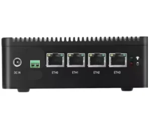 Super Mini Fanless N4000 2 Core PC Embedded Server Appliance 4 LANs 4GB Video Memory Supports SSD Hard Drive Used Stock Mini PCs