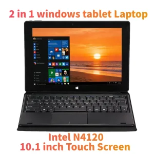 Support 4G LTE SIM Touch Screen 10.1 Inch Intel UHD Graphics 600 Intel N4120 DDR4 12GB 1TB 2 in 1 windows Tablet Laptop