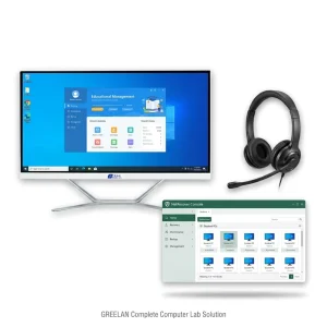 System Auto Reboot Restore All in One PC Anti Virus Public Terminal AIO Computer with Cloud Management Platform for Library