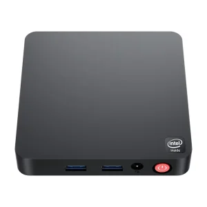 T5 Mini PC Celeron N4020 up to 2.8GHz Silent Desktop Computer 4GB RAM 64GB eMMC 1000M LAN HDMI USB