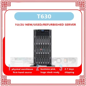 T630 Tower Silent Server Storage Database Virtualization 4GPU Computing Deep Learning Host 32GB RAM 1 Year Warranty