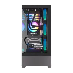 TB01 Mid Tower Gaming Computer Case Full View 360mm Radiator Support Factory Direct