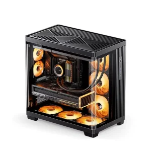 TK-4 M-ATX Desktop Gaming PC Case with Tempered Glass