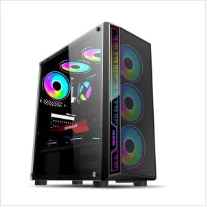 Tempered Glass ATX Computer Case Micro ATX Gaming Case OEM RGB Tower