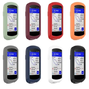 Tempered Glass Film + Silicone Case for Garmin Edge 1040 Bike Bicycle Computer Stopwatch Screen Protector Cases Protective Cover