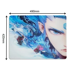 Tempered Glass Gaming Mouse Pad OEM Custom Logo Anti-Slip