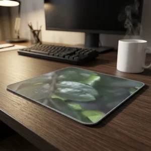 Tempered Glass Heated Scratch Proof Square Cartoon Gaming Mouse Pad Custom Sublimation Printing Waterproof Stock