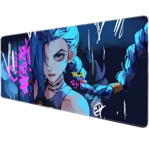 Tigerwings Smooth Surface Rectangular Rubber Gaming Mouse Pad Effortless Mouse Glide for Gamers