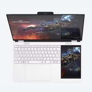 Touch Dual Screen OEM Factory Intel N100 15.6 Inch + 7 Inch IPS Laptop 16GB RAM 1TB SSD Student Education