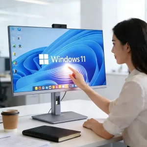 Touch Screen Desktop Computer Full Set All in One Ordinateur Computadora Monoblock Office PC