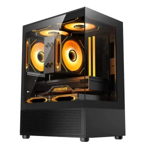 U01 2 Micro ATX Mini Tower Computer Case Small PC Cabinet For Desktop Computer