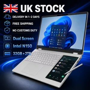 UK in STOCK Oem Laptop 15.6 Inch Intel N150 32G + 2TB Professional Business Brand New Computer Touch Dual Screen Laptop