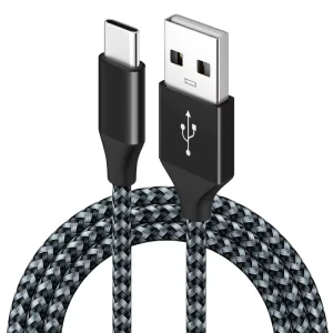 USB 2.0 to USB-C 3A 18W Fast-Charging Mobile Phone Data Cable