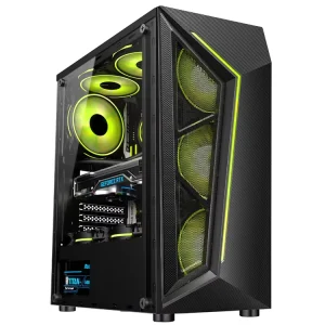 USB 3.0 Tempered Glass 0.5mm SPCC Full Tower E ATX Micro ATX Gaming PC Case