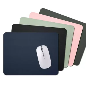 Universal Anti slip Leather Gaming Mouse Pad Fashion Minimalist Office Large Leather Mouse Mat Desk Cushion Back to School