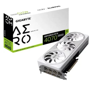 Used GIGABYTE RTX 4070 SUPER AERO OC 12G Graphics Card for Gaming Pc