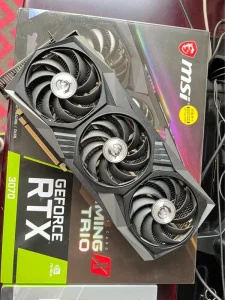 Used Gaming Graphics Cards for 3060 3060 Ti 3070 3080 3080 Ti 3090 Fan Cooling Desktop Use 1100 MHz Core Clock