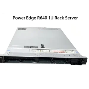 Used PowerEdge R640 1U Rack Server Xeon 6130 256GB DDR4 PERC H740P Uncompromising Performance Density Refurbished Stock 3 Year