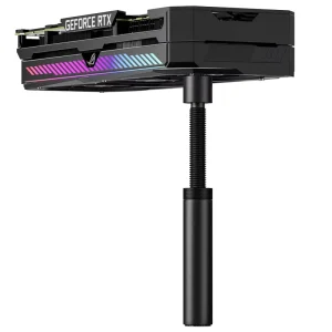 VC-15 USB Aluminum-Magnesium Alloy Height-Adjustable Vertical Telescopic PCIe Graphics Card Bracket