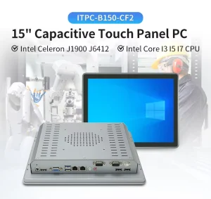 VESA Active Cooling 15 Inch Industrial All-in-One Panel PC Intel Core i5 4300U J1900 IP65 Waterproof Capacitive Touch PC Kiosk