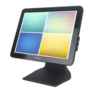 VPOS-T15 15 Inch All-in-One Touch Screen Windows 10/11 POS System Intel i3/i5 CPU with 3-Year Warranty