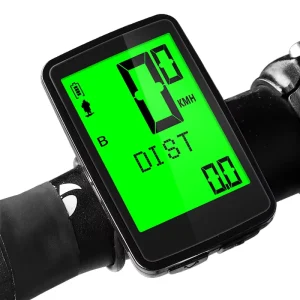 WB USB Rechargeable Wireless Bicycle Computer with Digital Odometer, Sensor, Five Languages, and IPX7 Waterproofing