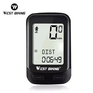 WEST BIKING 5 Language Bicycle Computer Fit for 2 Bike Speed Velocimeter Wireless Waterproof Stopwatch GPS Cycle Bike Computer