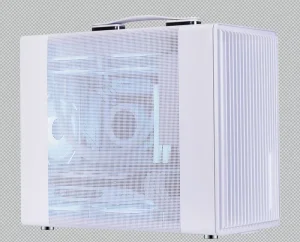 WJCOOLMAN Alpha S1 Mesh Version Full Tower Steel PC Case with Fan Type C U3 Portable Desktop Computer Case